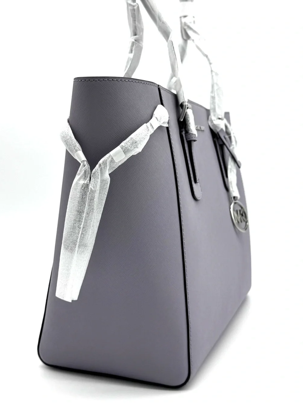 Michael Kors Voyager Large Leather Tote Bag - Lilac